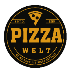 Pizza Welt logo.